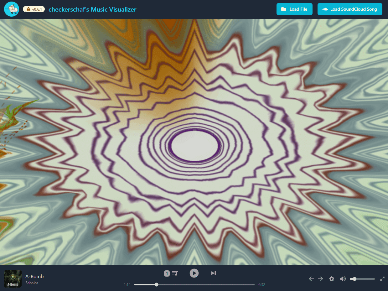 Musikvisualisierung in Echtzeit im Browser