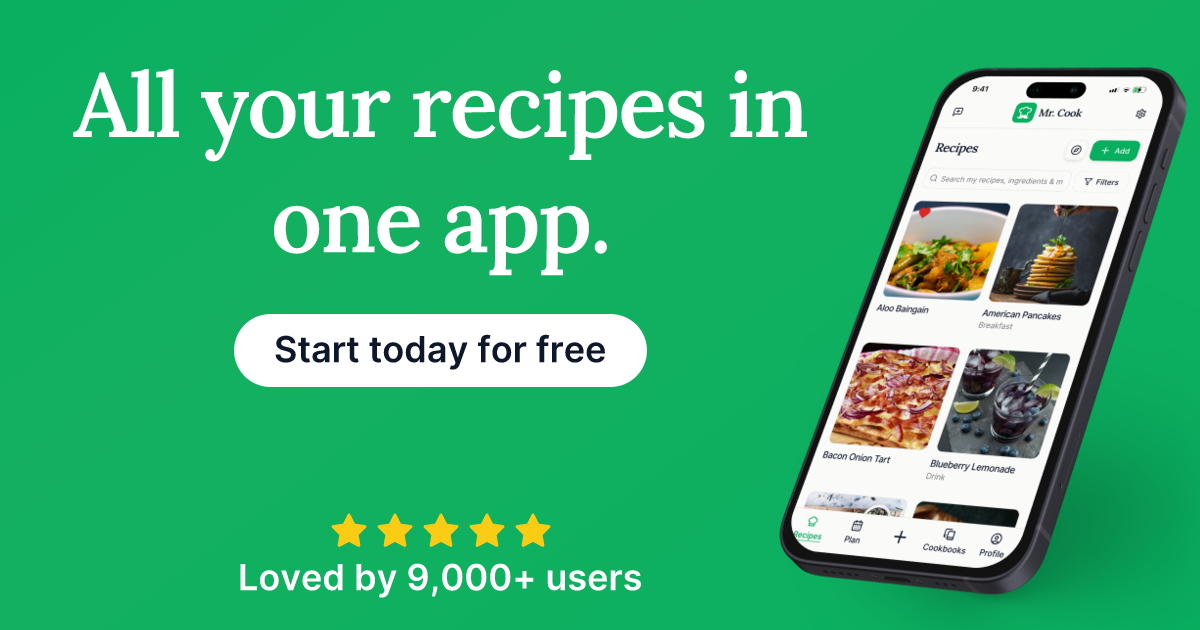 Mr. Cook - All your recipes in one place.